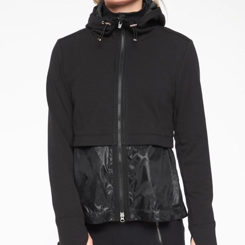 Athleta windy hoodie Small Black